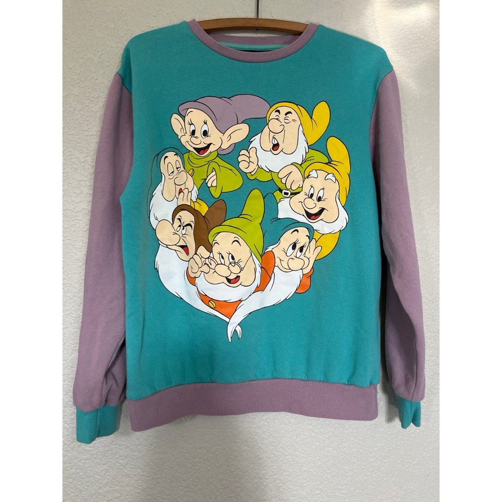 Cakeworthy Seven Dwarfs Sweatshirt Size Small